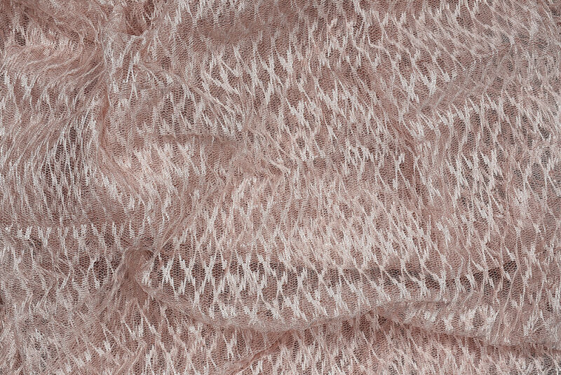 BÜYÜK BAKLAVA MODEL PUDRA RENK TEK KANAT Pileli Fon Perde 75*260 cm - 5