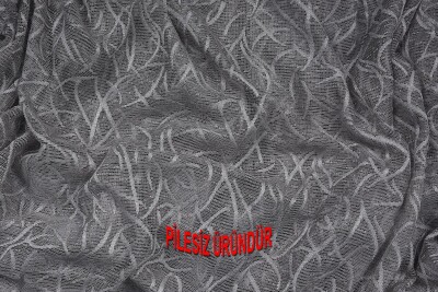 ÇALI MODEL GRİ RENK TEK KANAT PİLESİZ Hazır dikilmiş Fon Perde 150*260 cm - 7