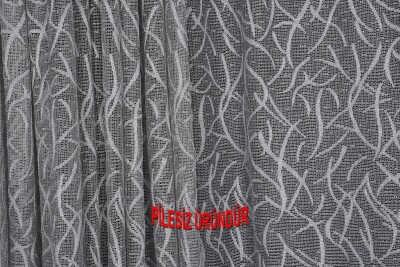 ÇALI MODEL GRİ RENK TEK KANAT PİLESİZ Hazır Fon Perde 200*260 cm - 4