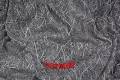 ÇALI MODEL GRİ RENK TEK KANAT PİLESİZ Hazır Fon Perde 200*260 cm - 7