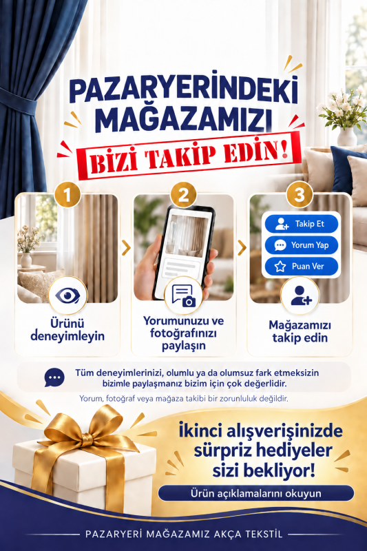 İP PERDE ÖZEL İNCE ZİNCİR ACI KAHVE RENK EN 100 CM BOY 300 CM - 8