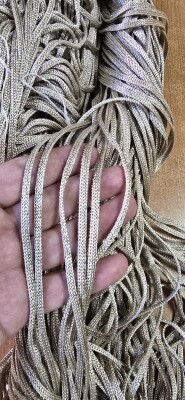 İP PERDE ÖZEL SERİ MEGA KALIN ZİNCİR GÜMÜŞ SİMLİ GOLD RENK (KORNİŞ & RUSTİK) EN 100 CM BOY 300 CM - 5