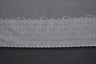 KDK 1260 DESEN GRİ RENK TEK KANAT Hazır dikilmiş Pileli Fon Perde 300*260 cm - 2