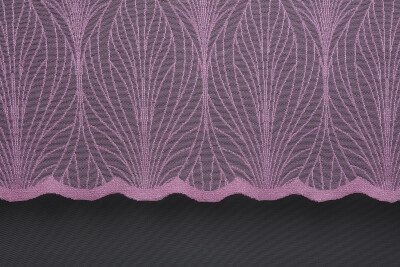 KDK 2580 DESEN PEMBE RENK TEK KANAT Hazır dikilmiş Pileli Fon Perde 300*260 cm - 4
