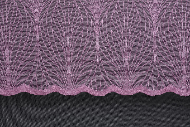 KDK 2580 DESEN PEMBE RENK TEK KANAT Hazır dikilmiş Pileli Fon Perde 300*260 cm - 4