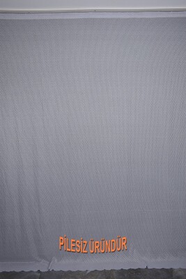 PETEK MODEL GRİ RENK TEK KANAT PİLESİZ Hazır Fon Perde 200*260 cm - AKÇA TEKSTİL