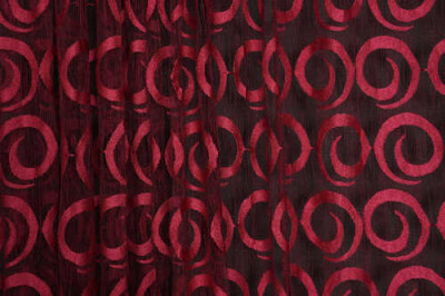 VAKKO ÇİFT RENK FUŞYA İP PERDE HAZIR DÜĞMELERİ DİKİLMİŞ İP PERDE 300*250 cm - 3